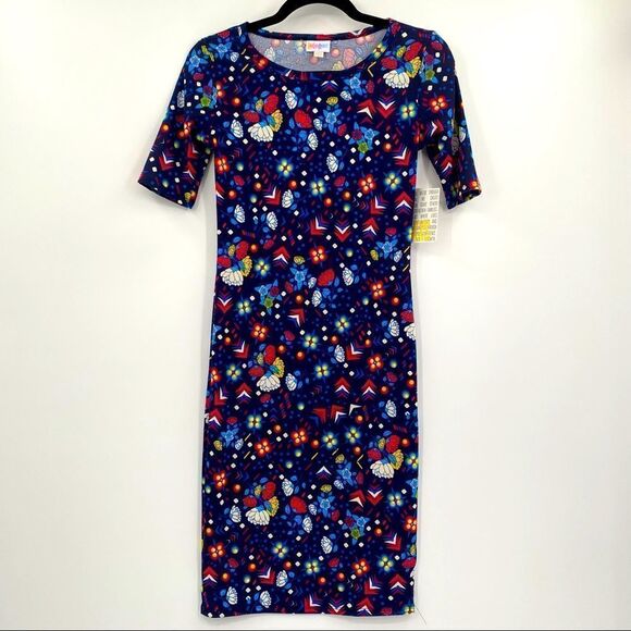 NWT LuLaRoe Julia Dress XXS - Picture 4 of 7